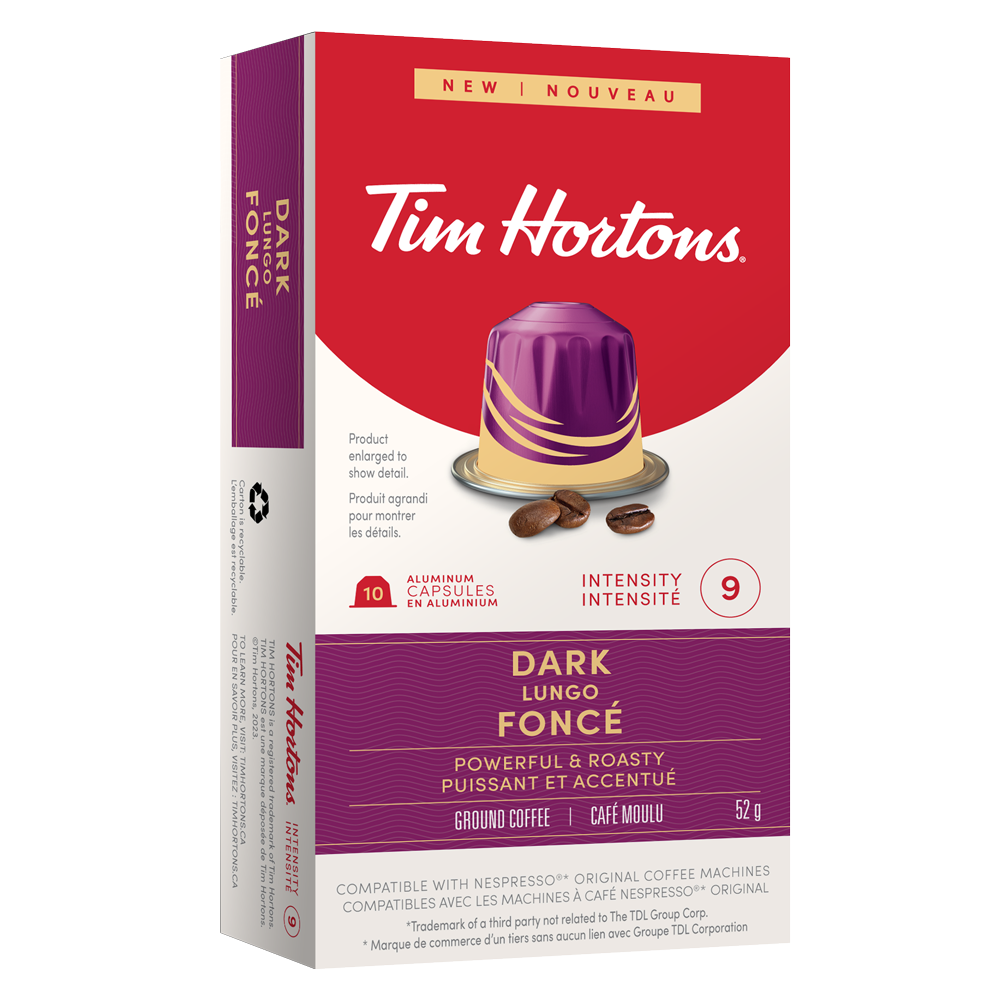 Nespresso Compatible Capsules Dark Lungo - TimShop - Image #1