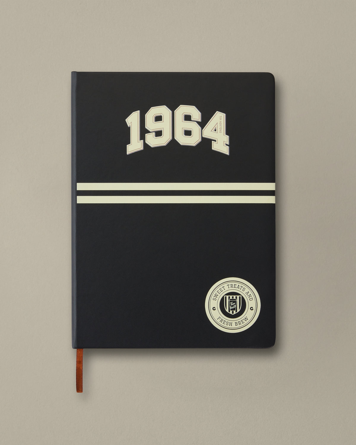 Tim Hortons 8x10 Vegan Leather Journal Black - Image #1