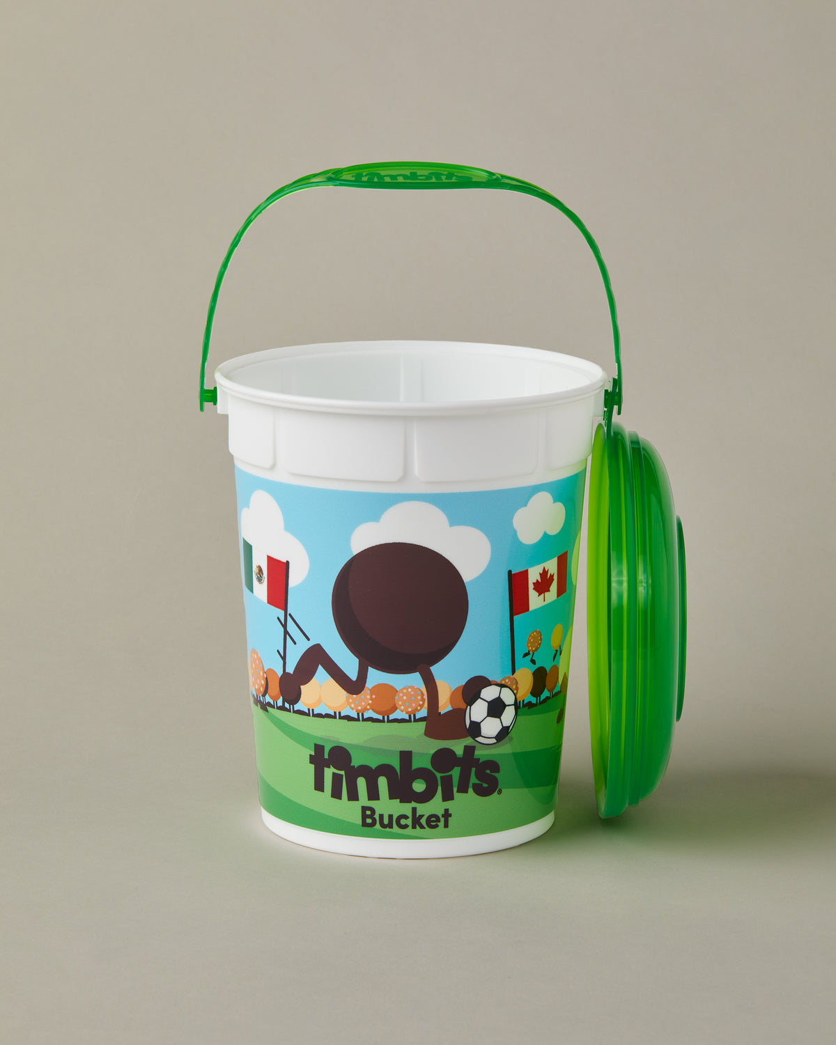 Timbits® Soccer Bucket with lid and handle | Seau Soccer Timbits® avec couvercle et poignée - Image #3