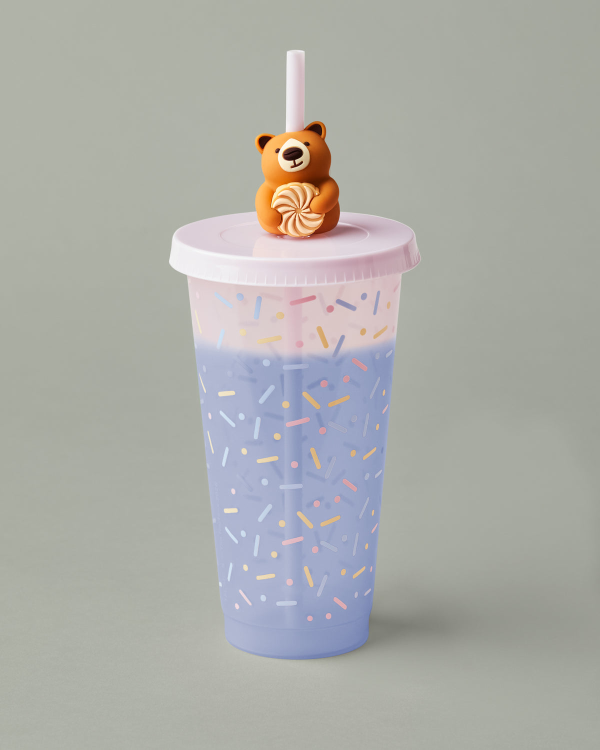 24oz Colour Changing Plastic Tumbler with Straw Buddy - TimShop - Image #2
