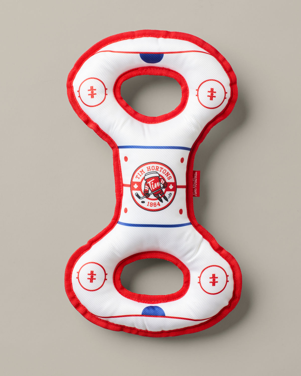 Limited edition Tim Hortons Hockey Rink Pet Tug Toy | Jouet à tirer pour animaux en forme de patinoire d’édition limitée Tim Hortons - Image #1