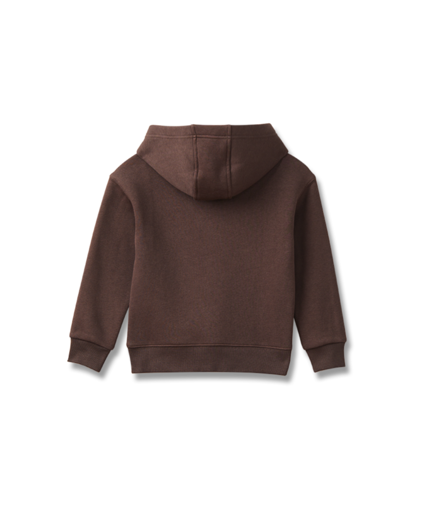 Tim Hortons Retro Kids Unisex Espresso Hoodie | Chandail Tim Hortons à capuchon unisexe rétro pour enfants – Espresso - Image #4