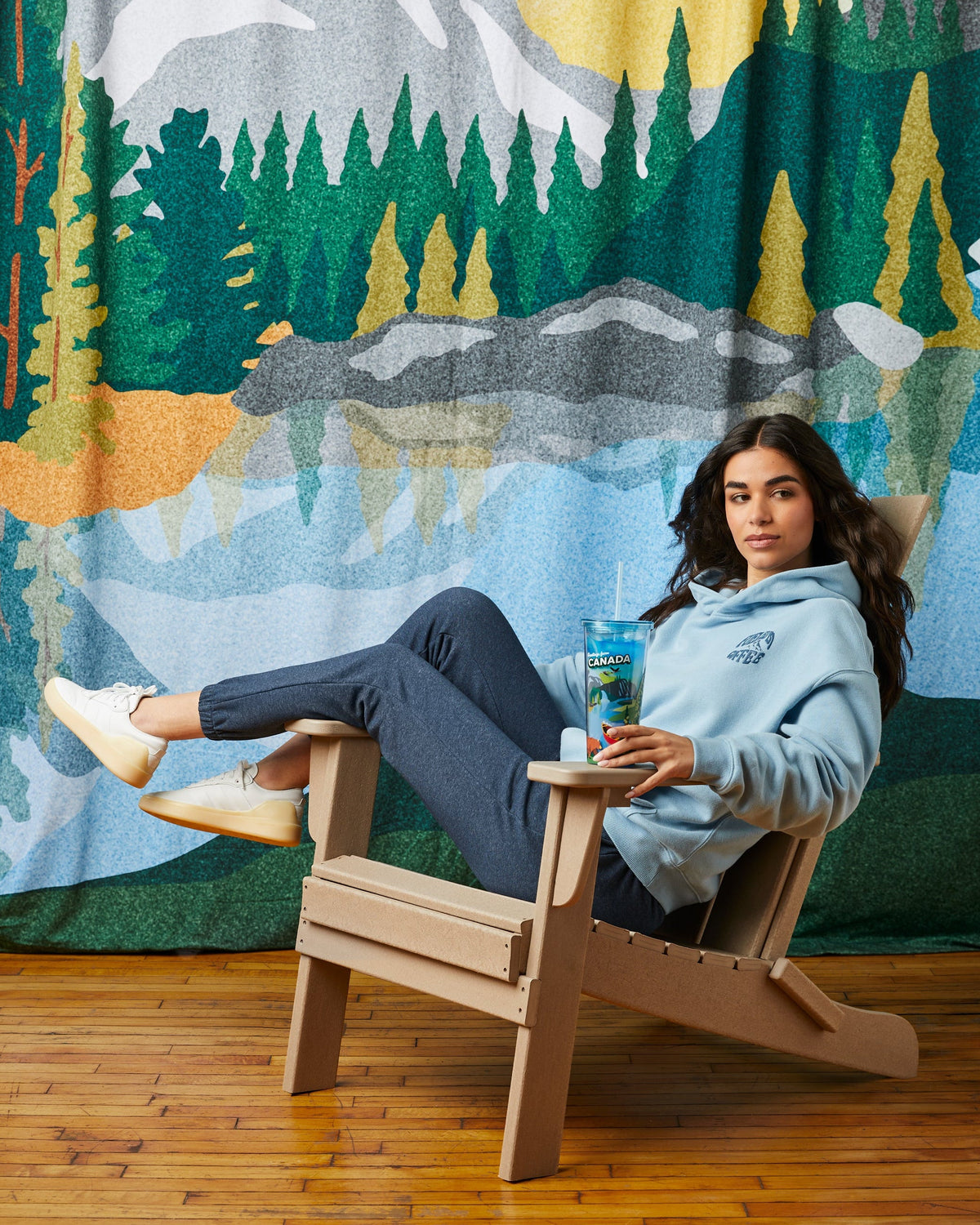 Fueled by Coffee Unisex Hoodie - Glacier Blue - TimShop - Image #6