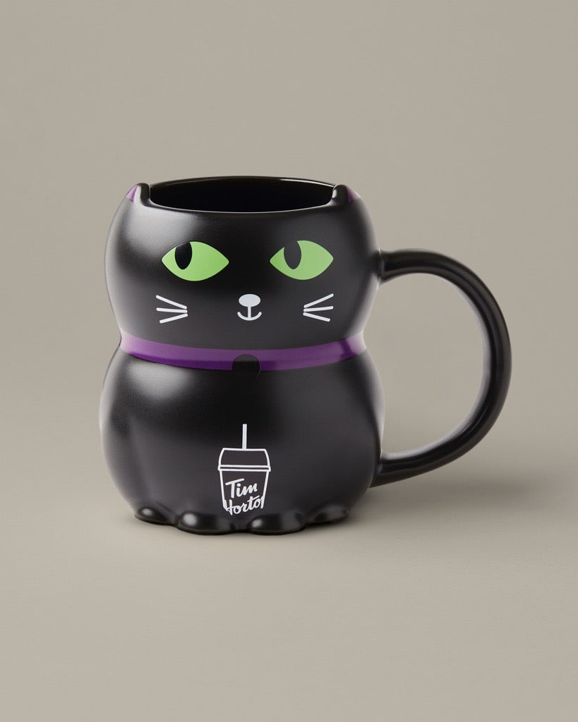 Tasse de 20 oz – Chat noir - Image #1