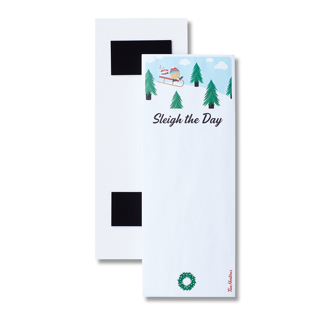 Tim Hortons List Pad - Sleigh the Day - Image #2
