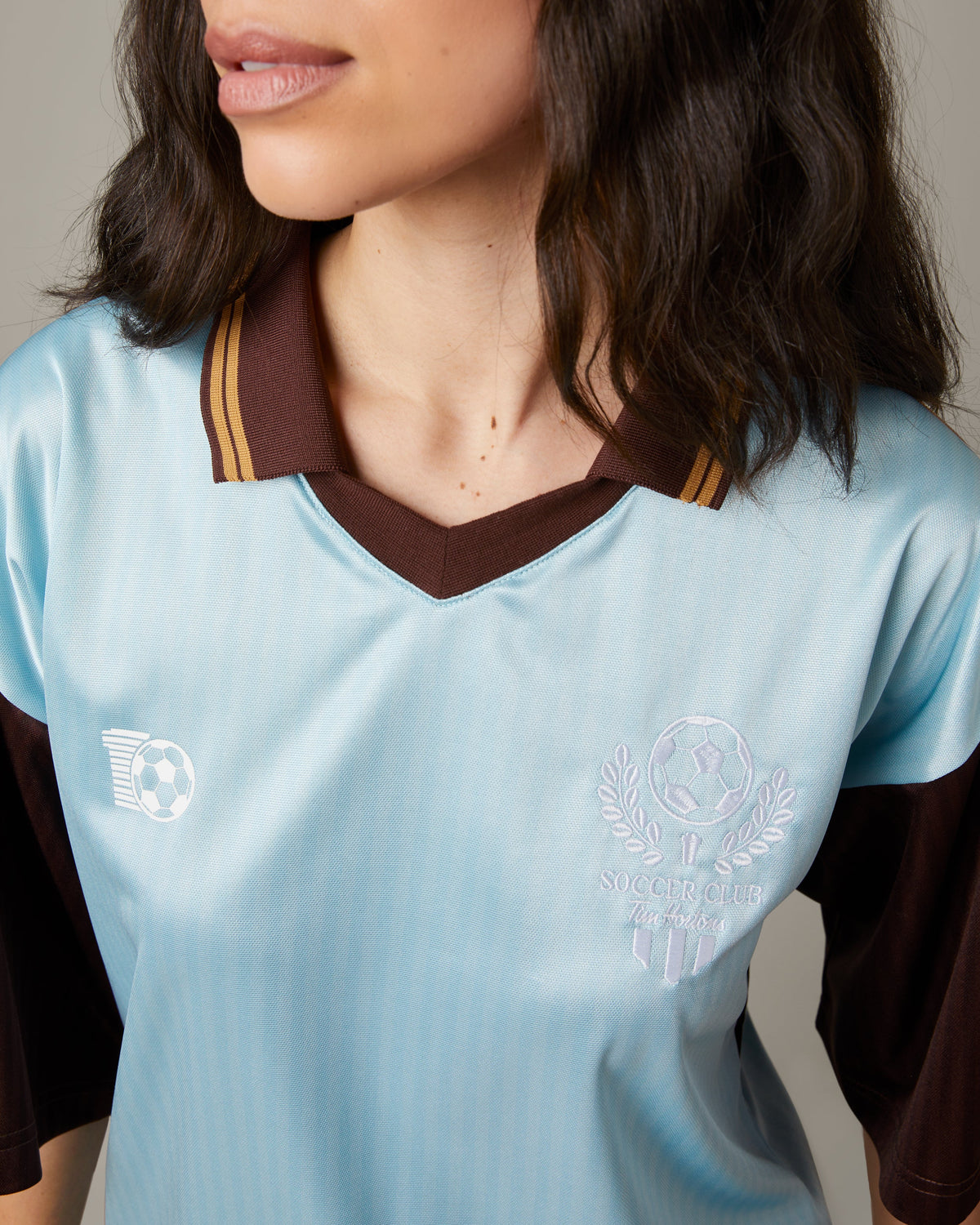 Unisex Soccer Jersey - Glacier Blue - TimShop - Image #3