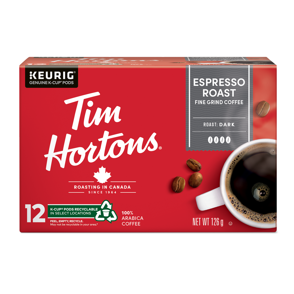 Espresso Roast Coffee K-Cups - TimShop - Image #1