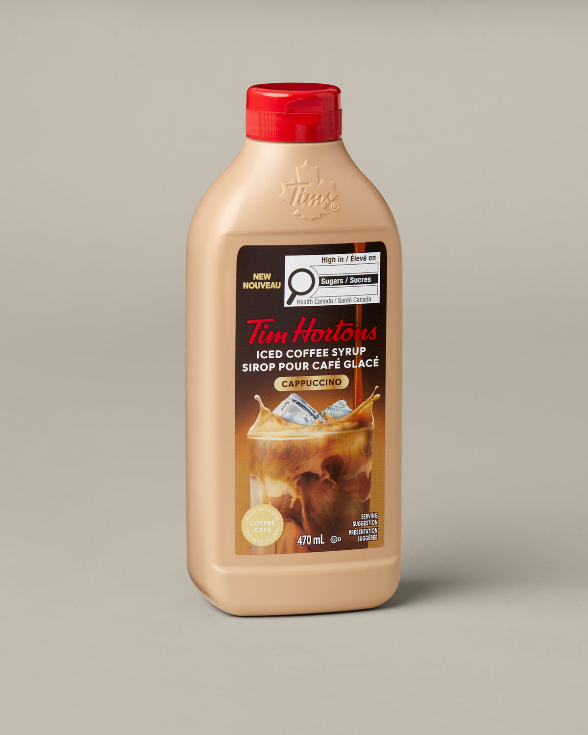 Iced Coffee Syrup Cappuccino - 470ml - TimShop - Image #1
