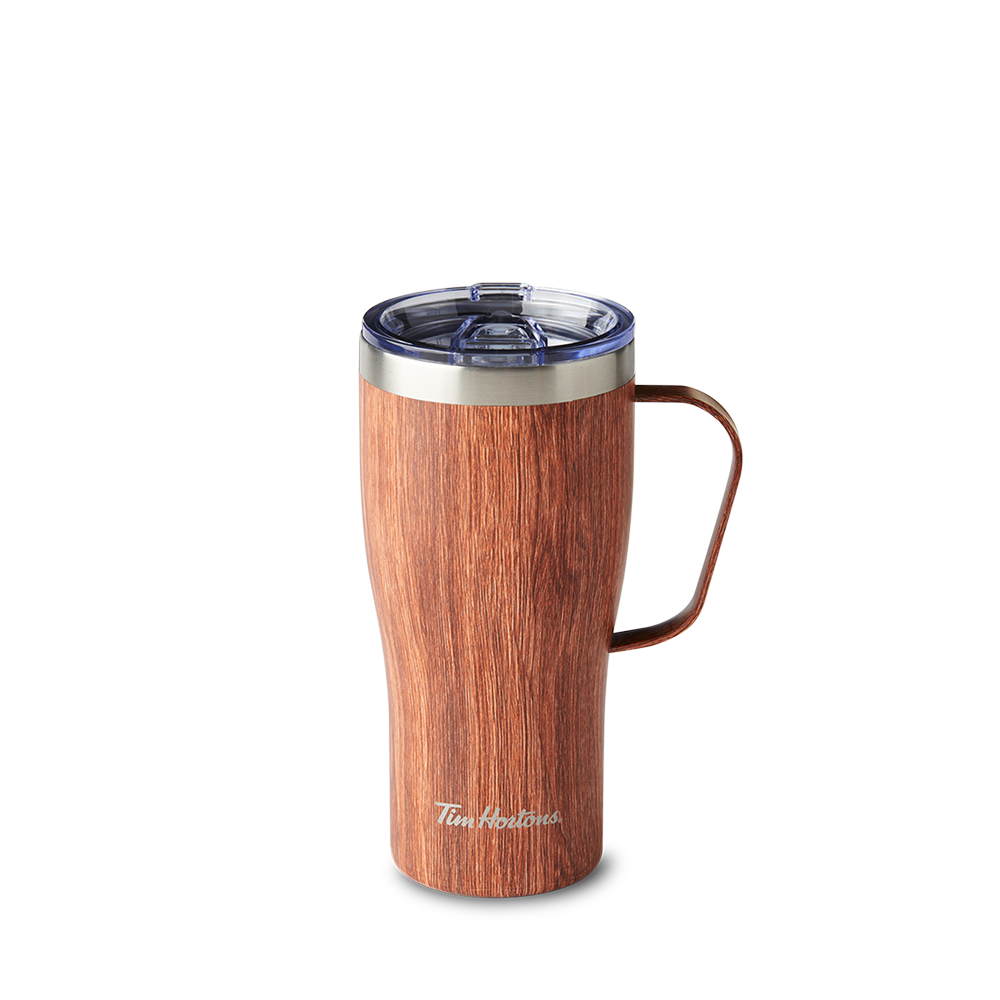 Tim Hortons Travel Mug Wood | Tasse de voyage Tim Hortons – Bois - Image #1