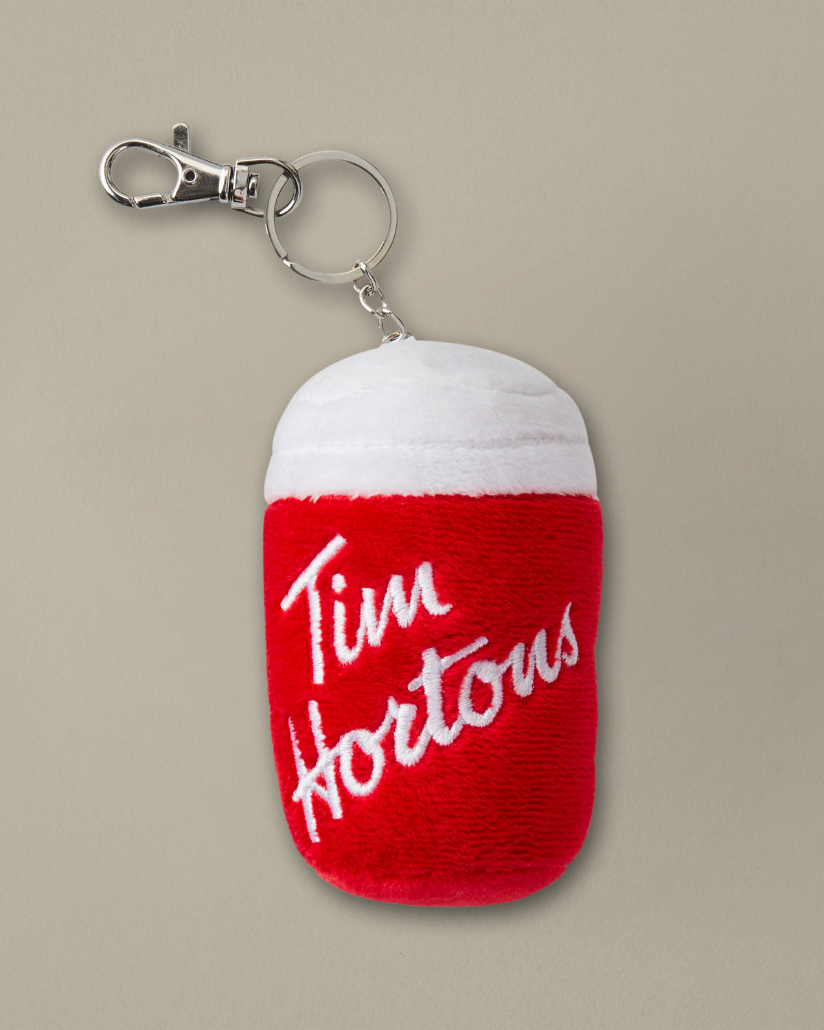 Tim Hortons Tims Red Hot Cup Plush Bag Charm - Image #1