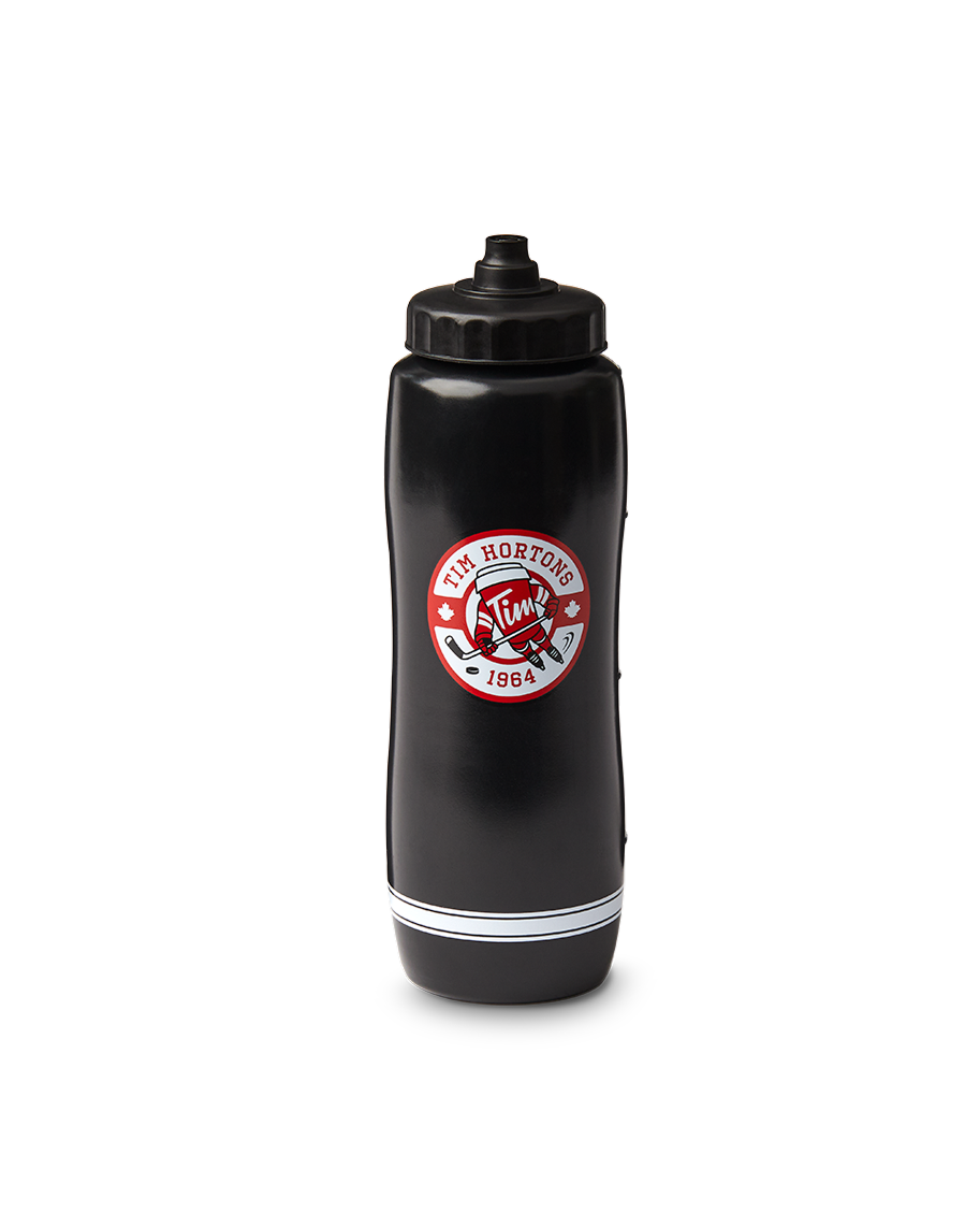 Limited edition Tim Hortons 32oz Plastic Hockey Water Bottle | Bouteille d’eau de plastique hockey de 32 oz d’édition limitée Tim Hortons - Image #1