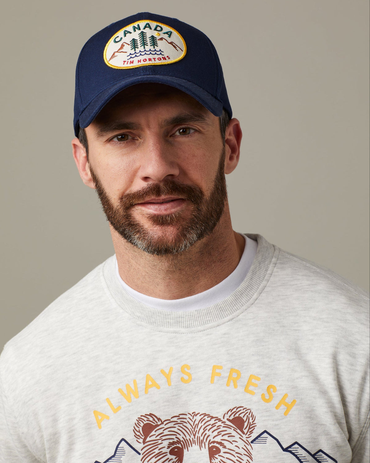 Tim Hortons Canada Baseball Cap Navy | Casquette de baseball bleu marine du Canada de Tim Hortons - Image #1