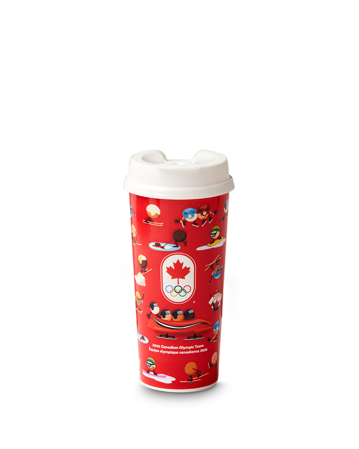 Limited edition Tim Hortons 16oz Team Canada Reusable Hot Cup | Gobelet réutilisable à boissons chaudes de 16 oz Tim Hortons d’Équipe Canada en édition limitée - Image #1